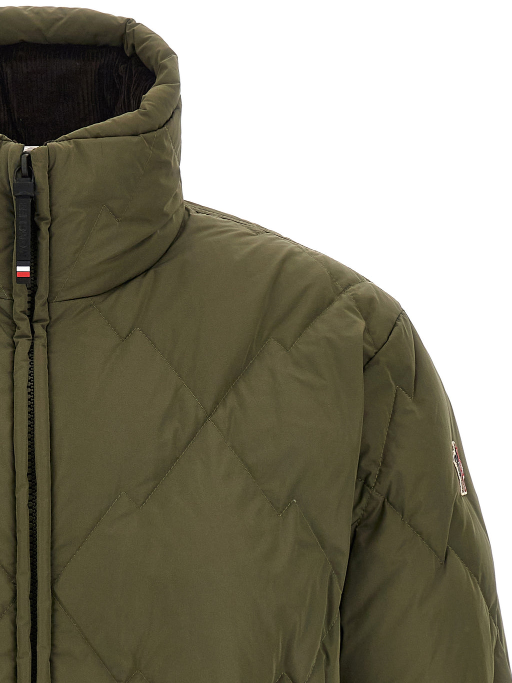 Bicolor Cotton Shell Jacket