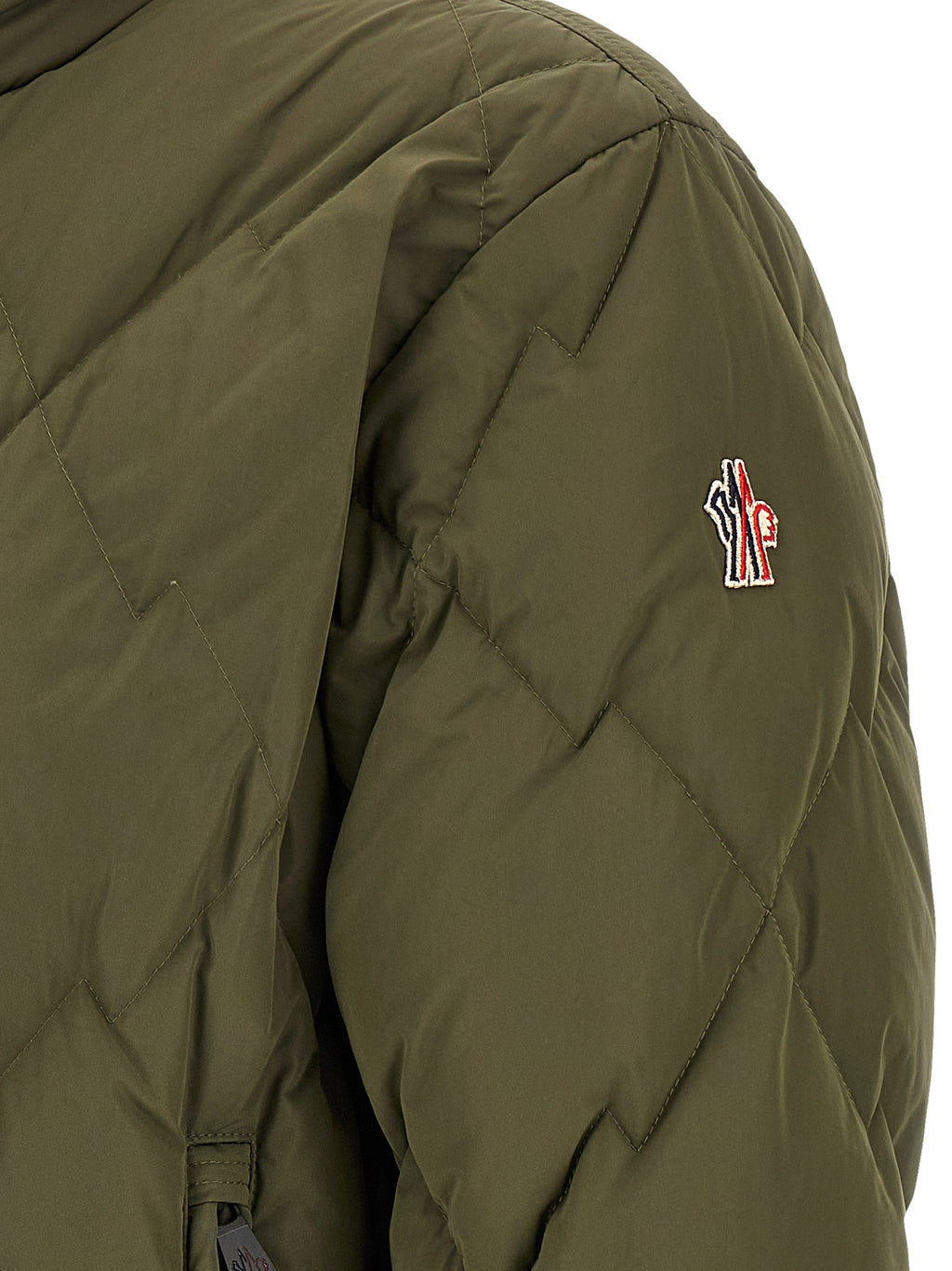 Bicolor Cotton Shell Jacket