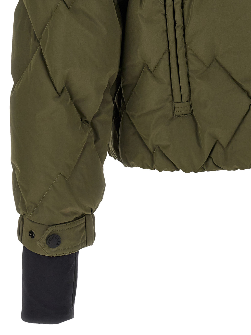 Bicolor Cotton Shell Jacket