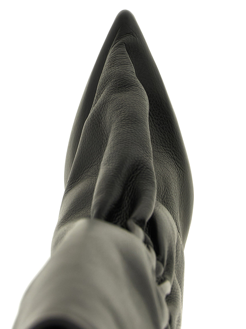 Black Calfskin Over The Knee