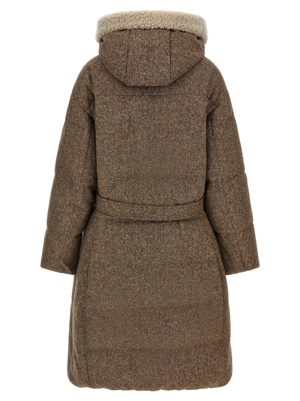 Brown Virgin Wool Coat