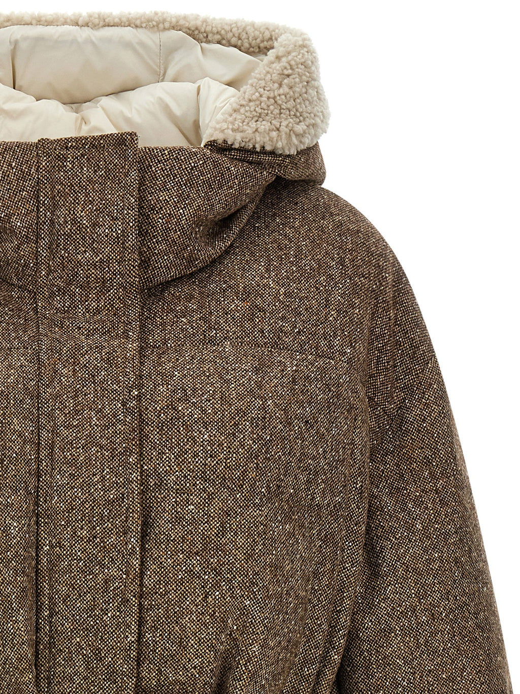 Brown Virgin Wool Coat