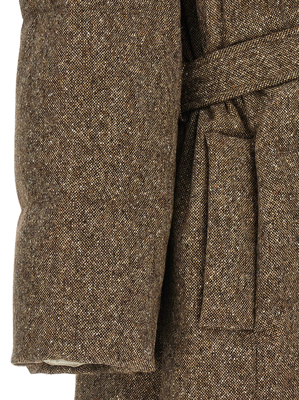 Brown Virgin Wool Coat