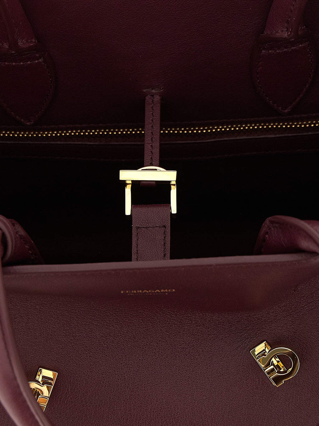 Bordeaux Calfskin Handbag