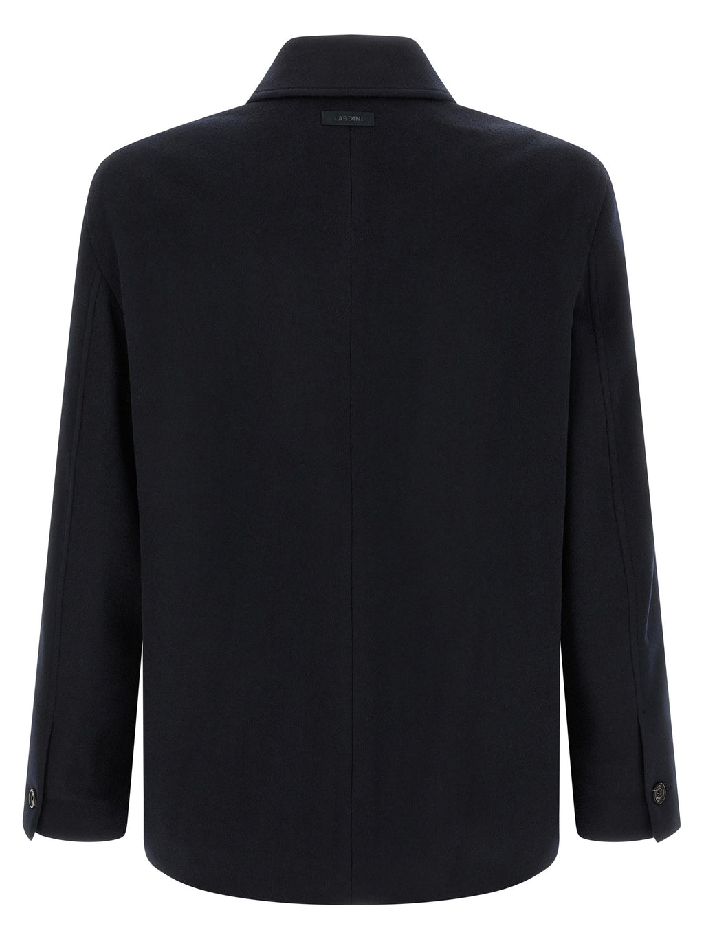 Blue Cashmere Full-Length Jacket