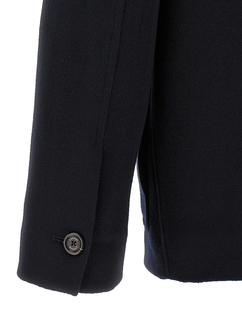 Blue Cashmere Full-Length Jacket