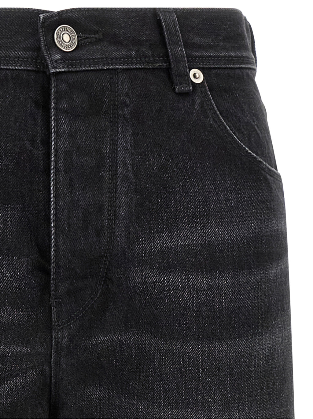 Black Cotton Jeans Denim