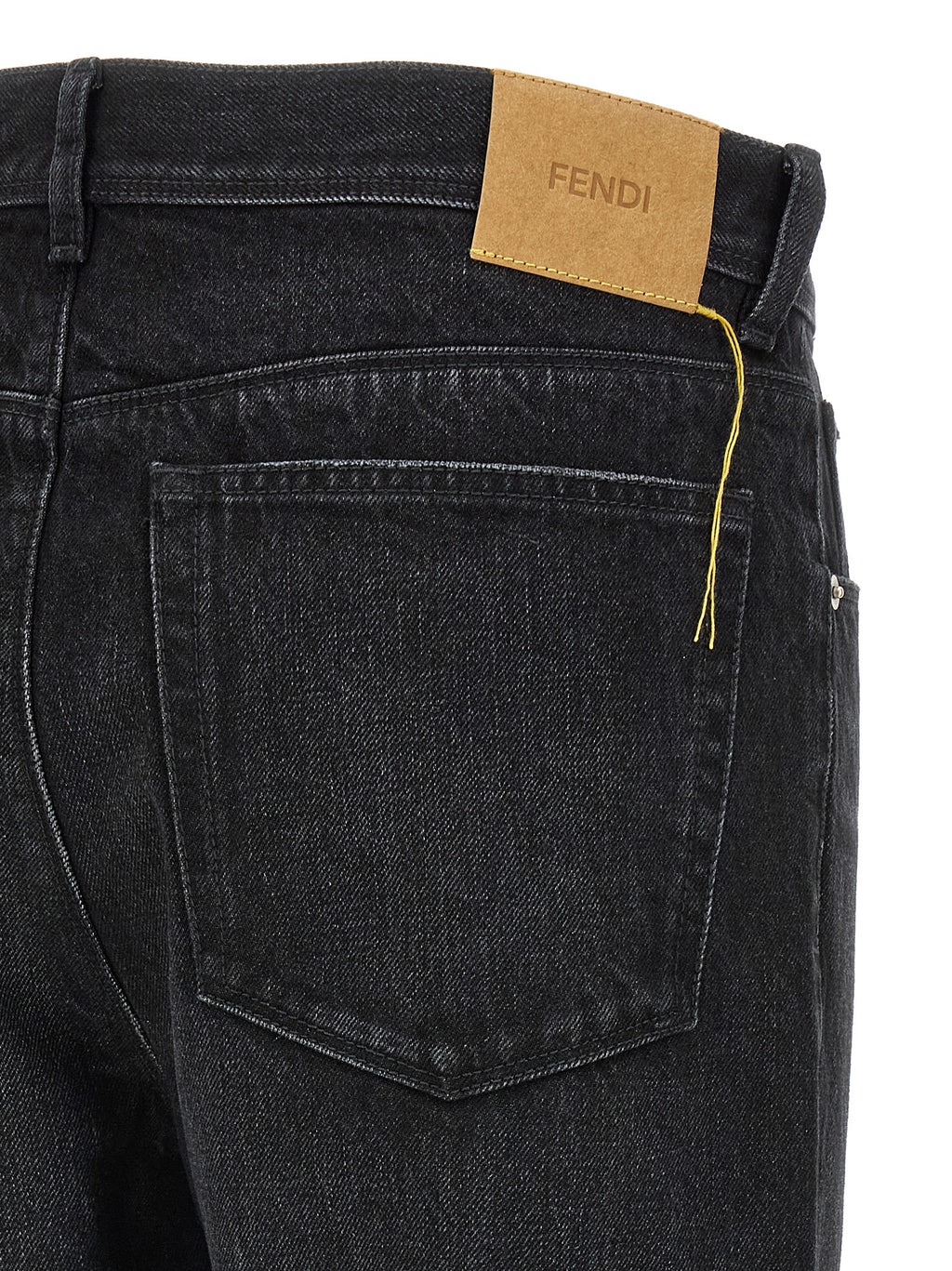Black Cotton Jeans Denim