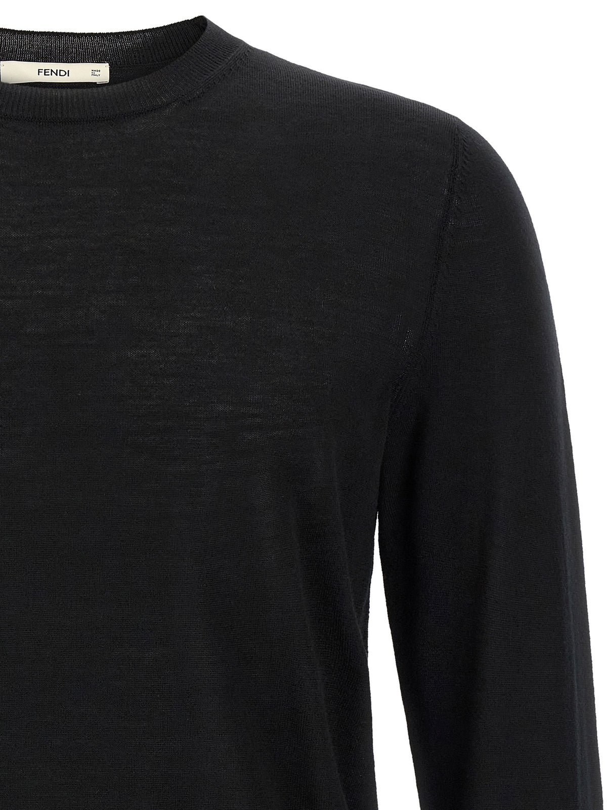 Black Virgin Wool Cardigan