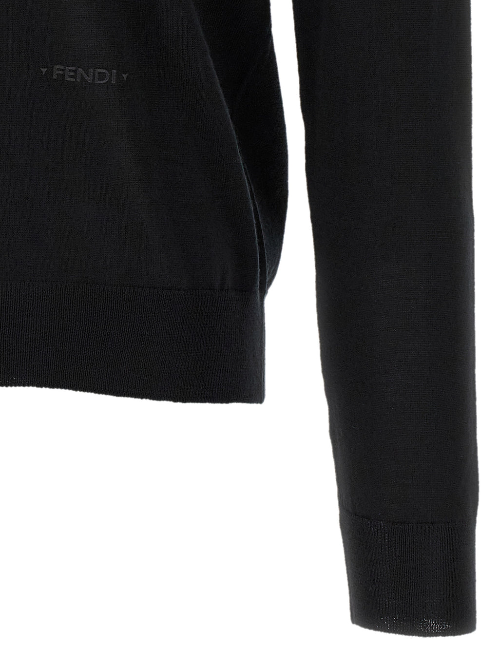 Black Virgin Wool Cardigan