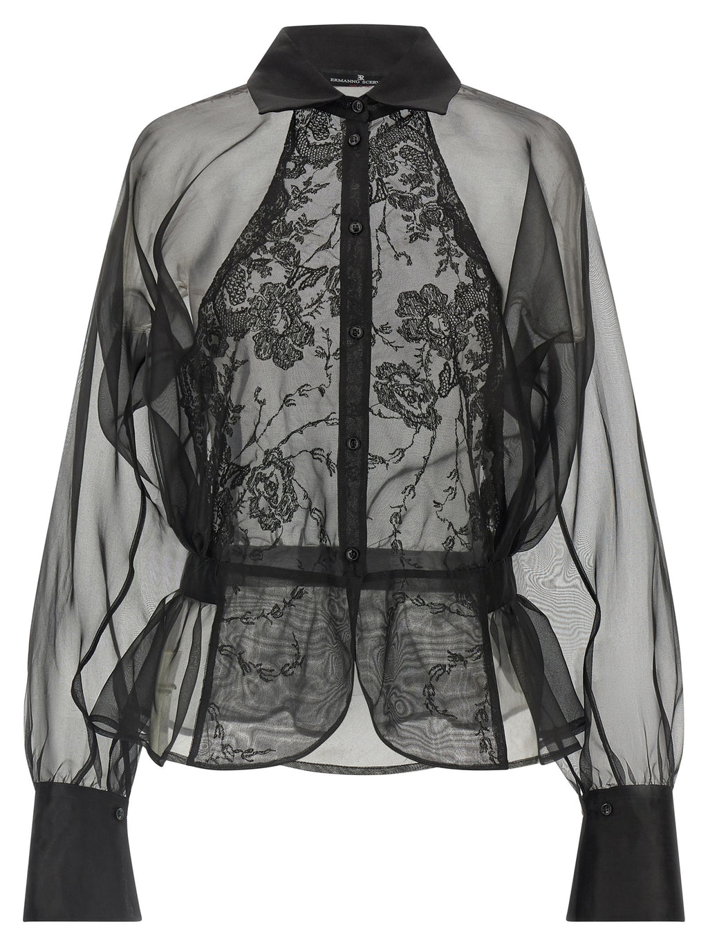 Black Silk Blouse