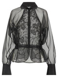 Black Silk Blouse