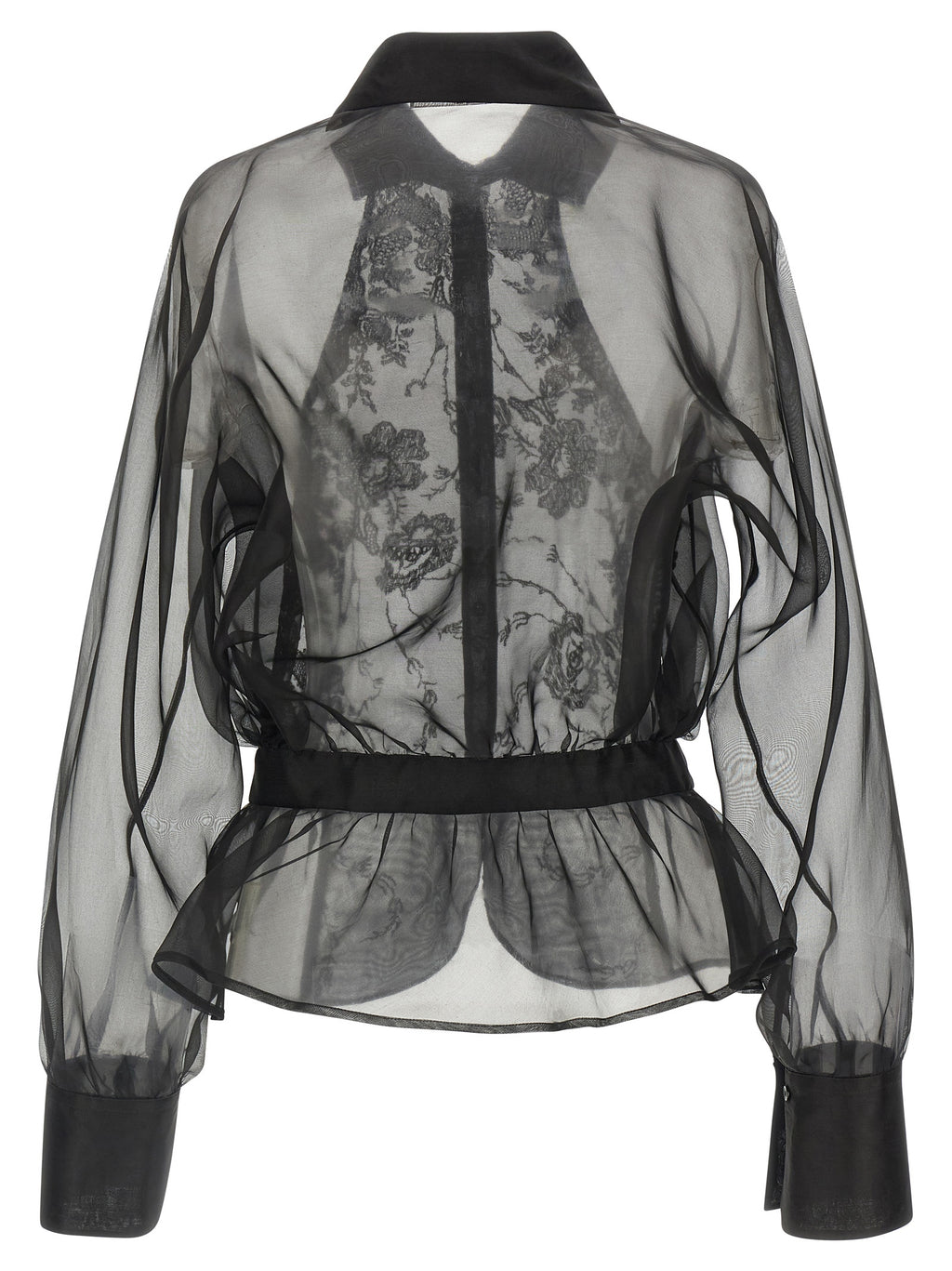 Black Silk Blouse