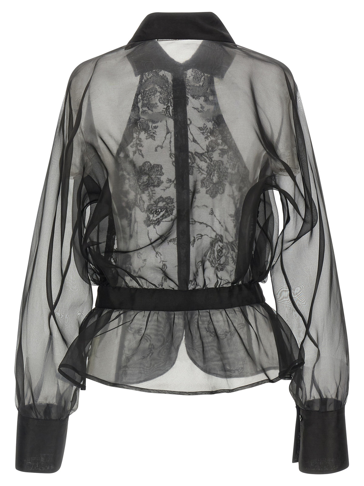 Black Silk Blouse