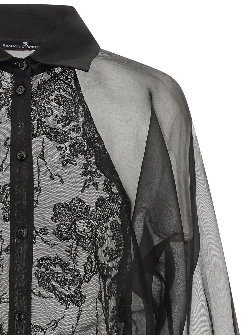 Black Silk Blouse