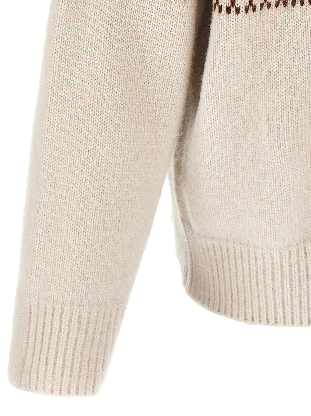 White Wool Cardigan