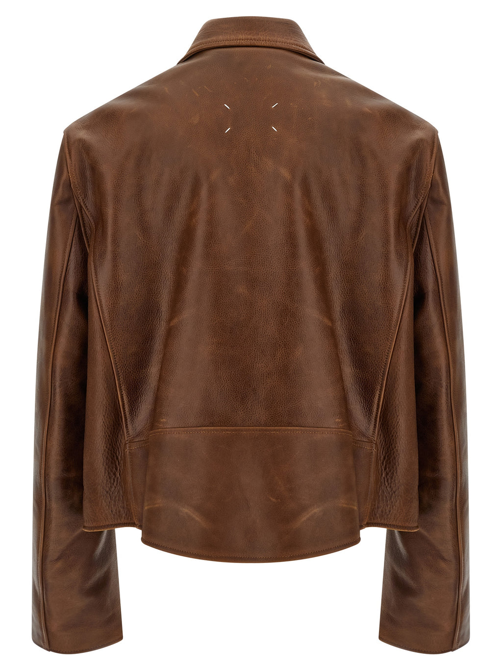 Brown Calfskin Leather Jacket