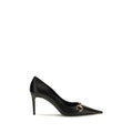 Black Calf Leather Bos Taurus High Heel Pumps