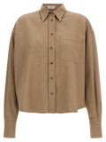Beige Cotton Blouse