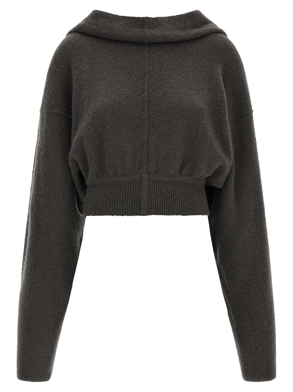 Gray Cashmere Hoodie