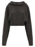 Gray Cashmere Hoodie