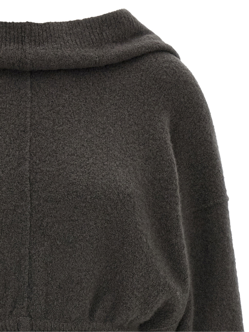 Gray Cashmere Hoodie