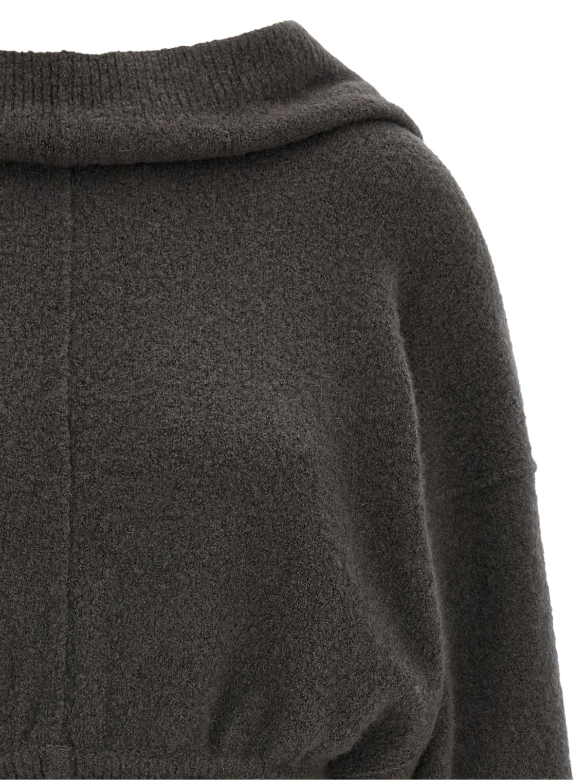 Gray Cashmere Hoodie