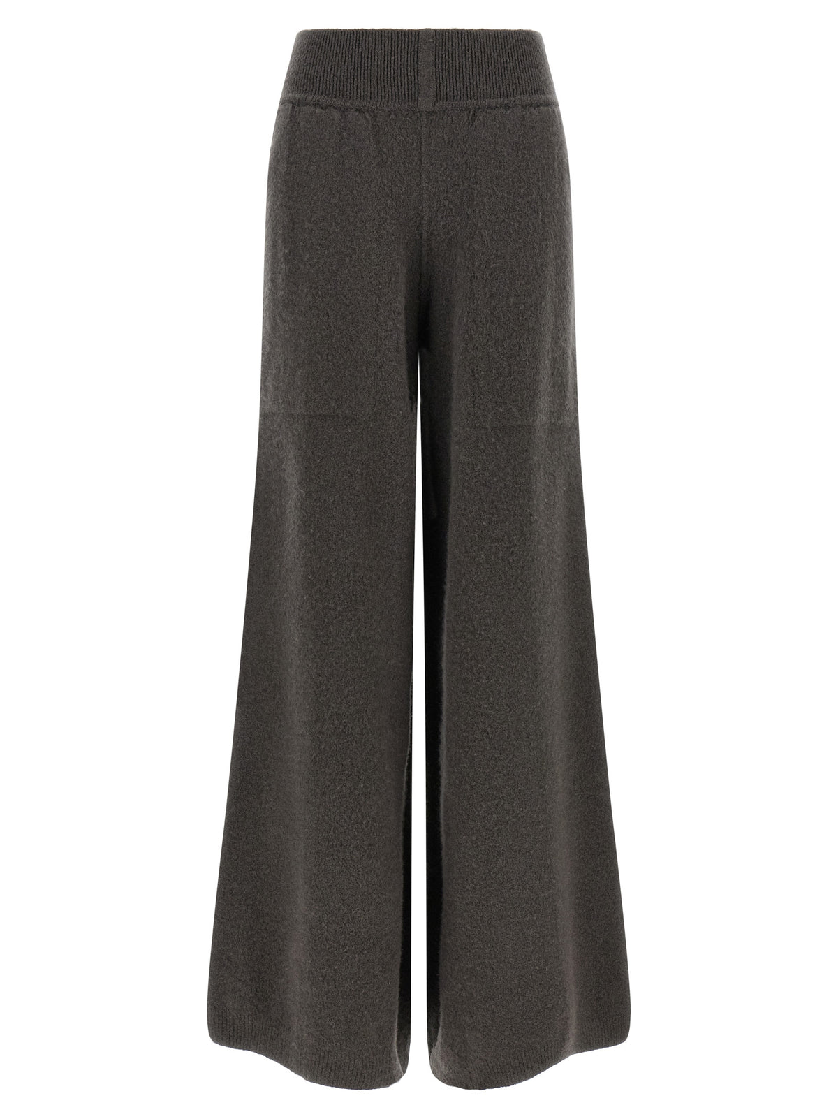 Gray Cashmere Casual Pants