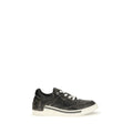 Black Calf Leather Bos Taurus Low Top Sneakers