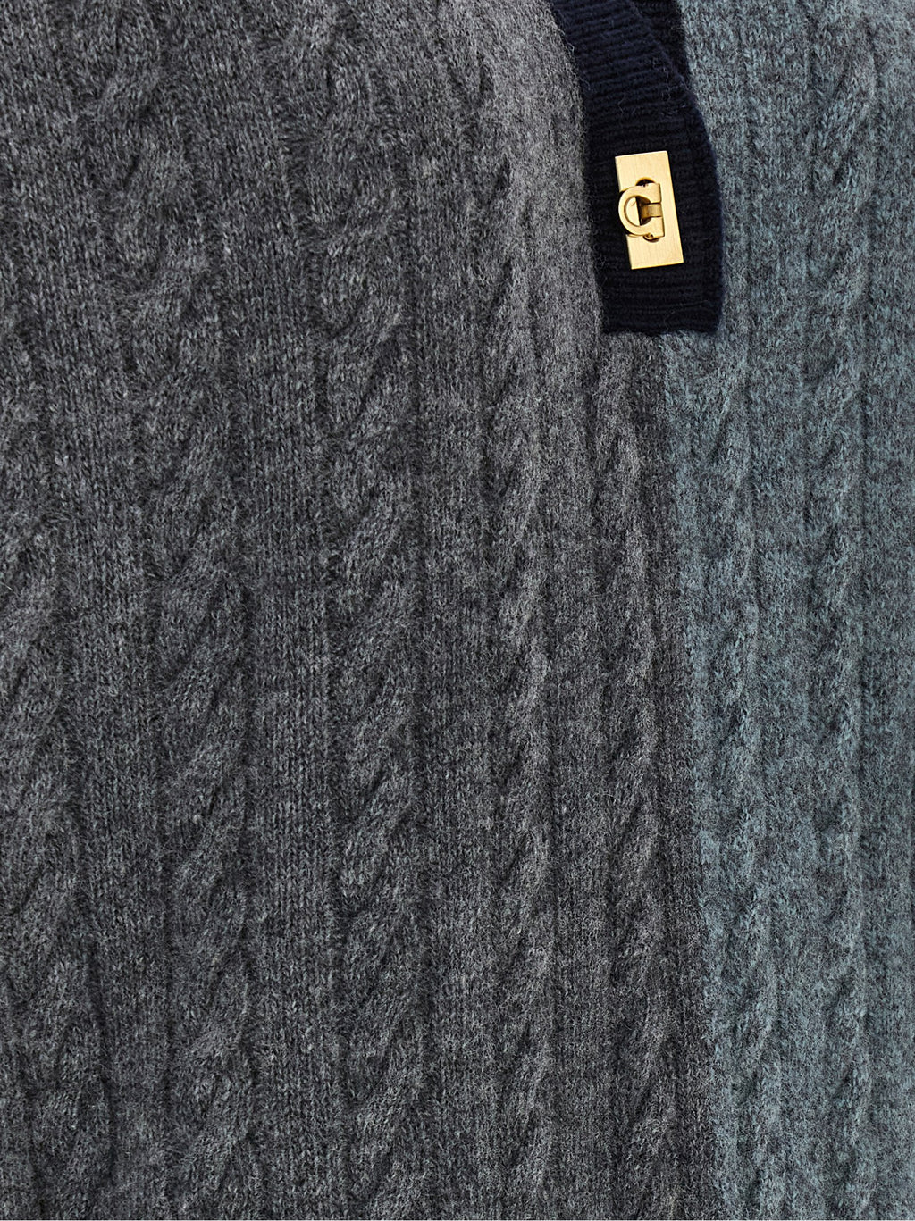 Multicolor Virgin Wool Cardigan