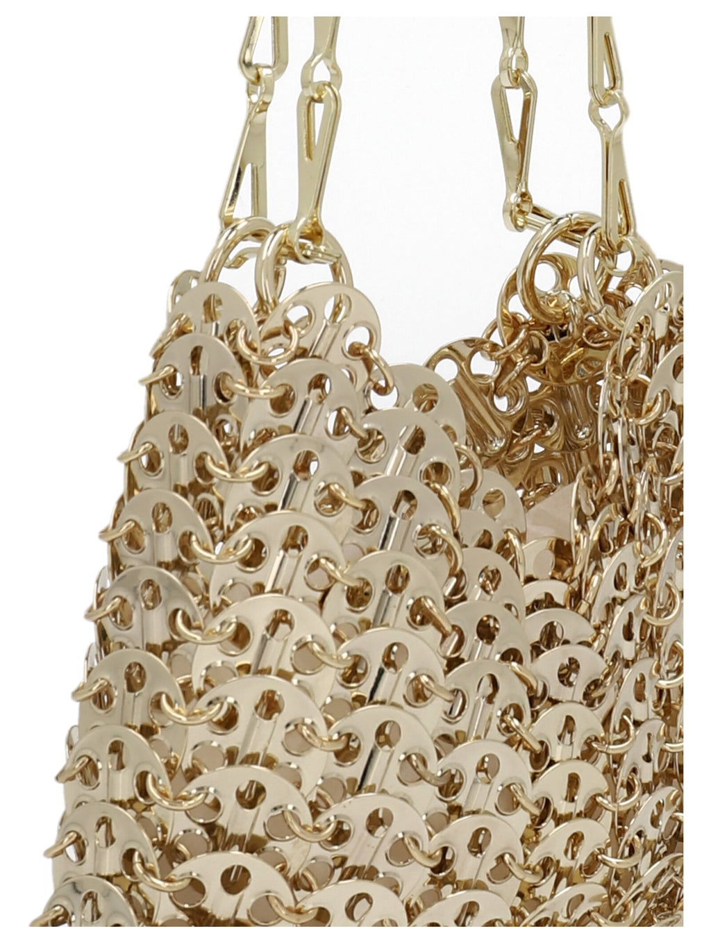 Gold Brass Shoulder Bag
