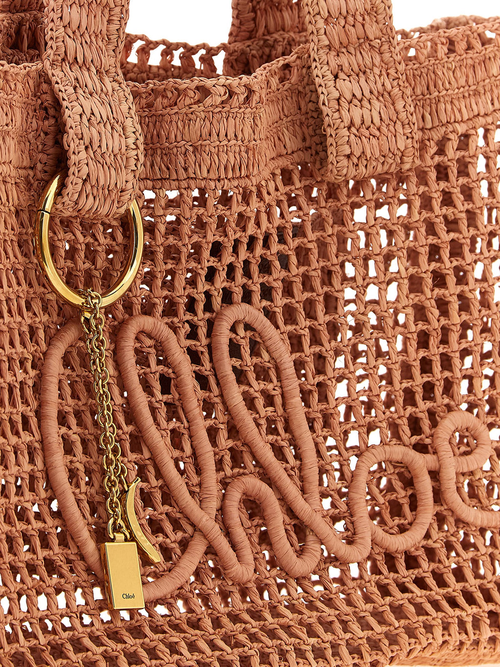 Multicolor Raffia Tote Bag