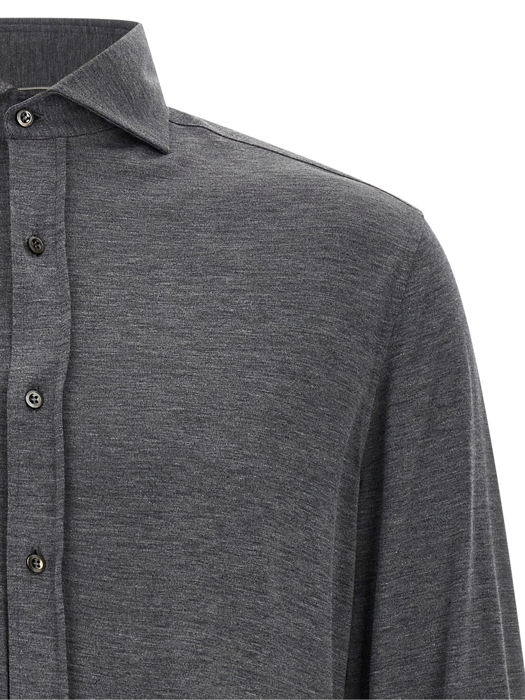 Gray Silk Blouse
