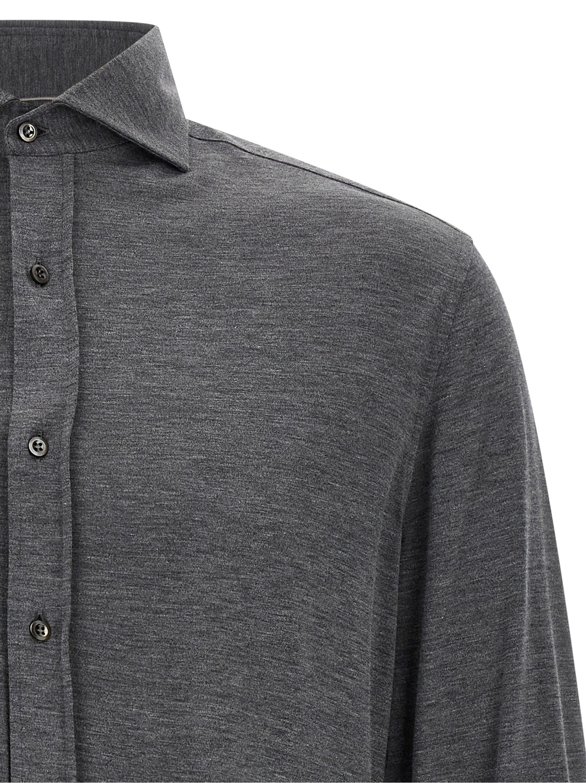 Gray Silk Blouse