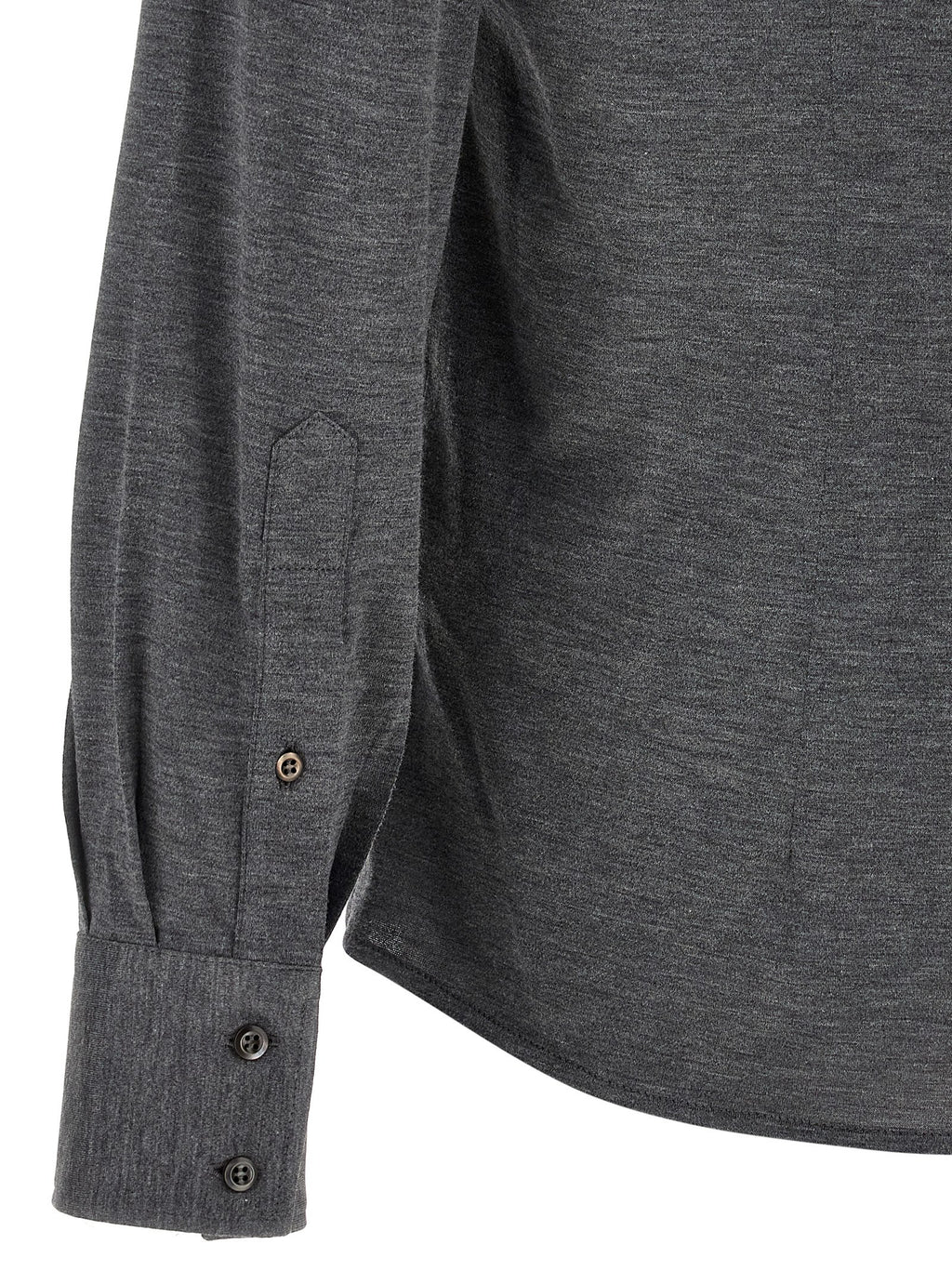 Gray Silk Blouse
