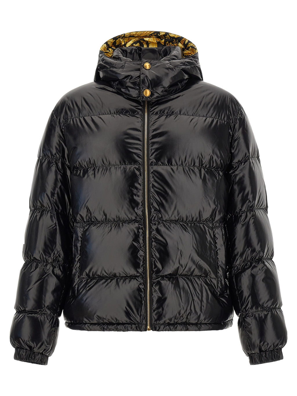 Black Nylon Full-Length Jacket