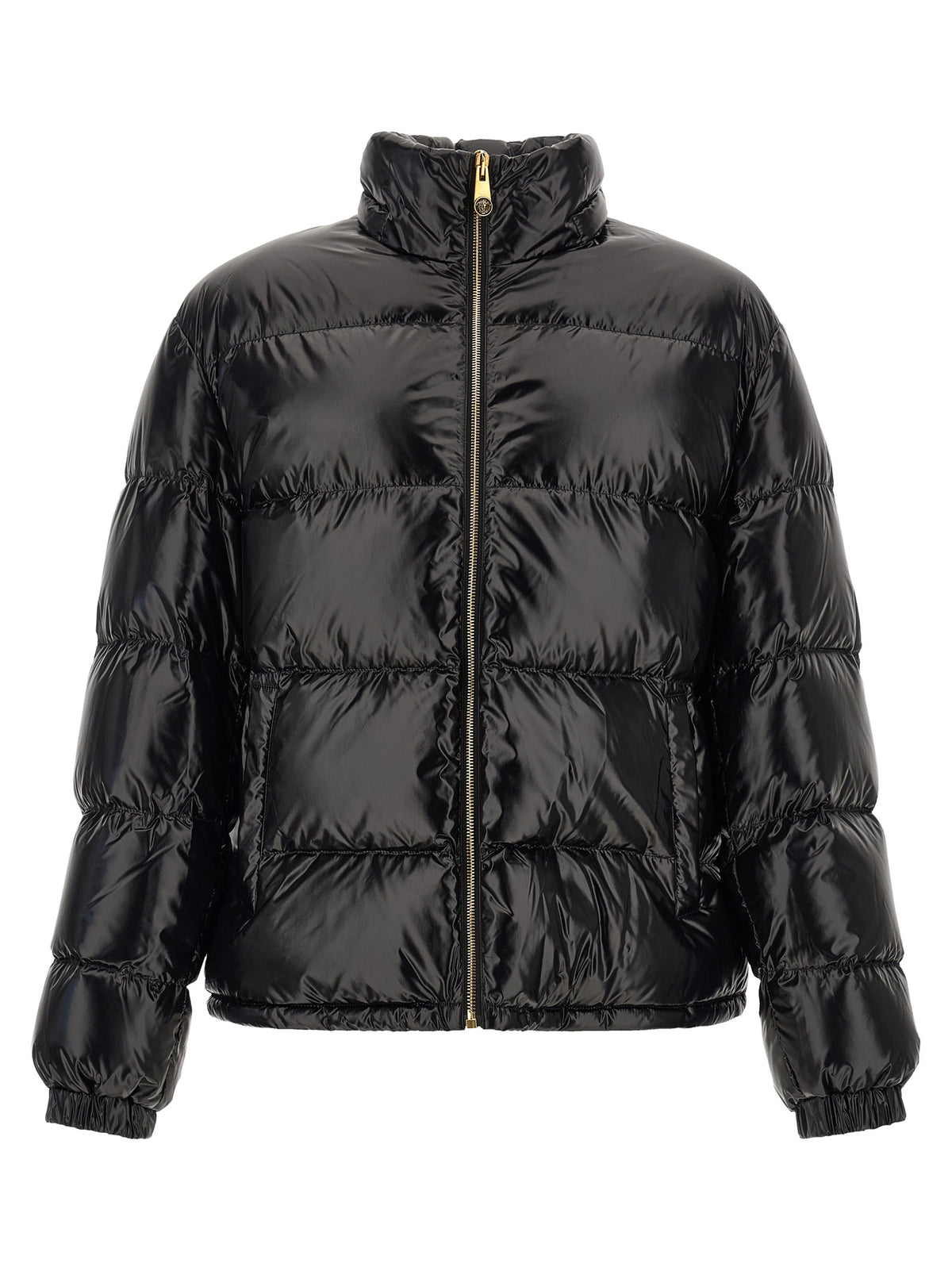 Black Nylon Full-Length Jacket