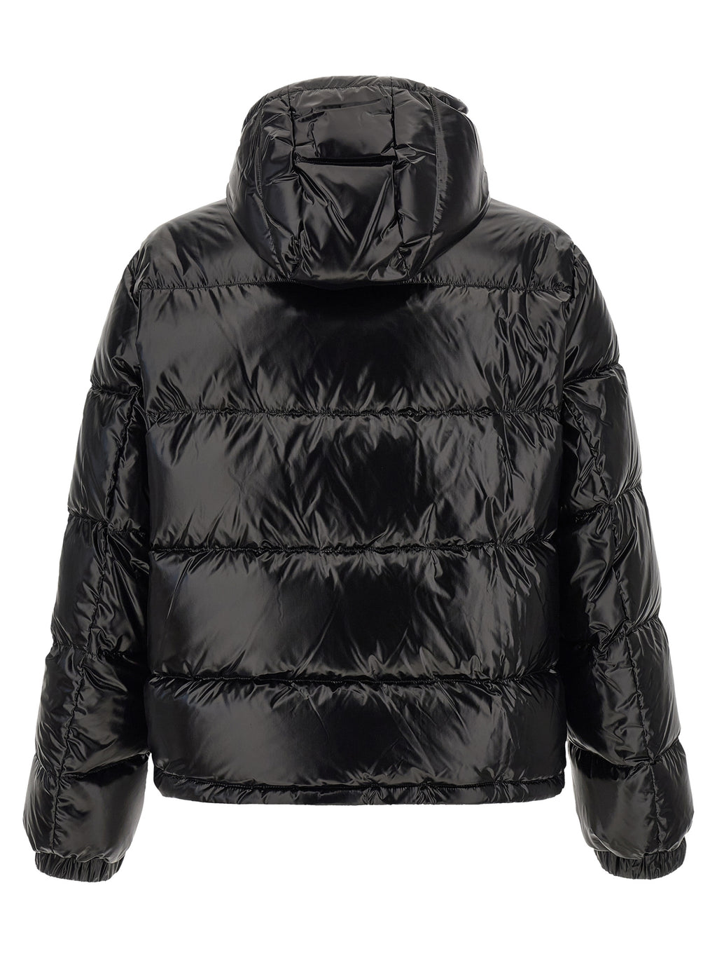 Black Nylon Full-Length Jacket