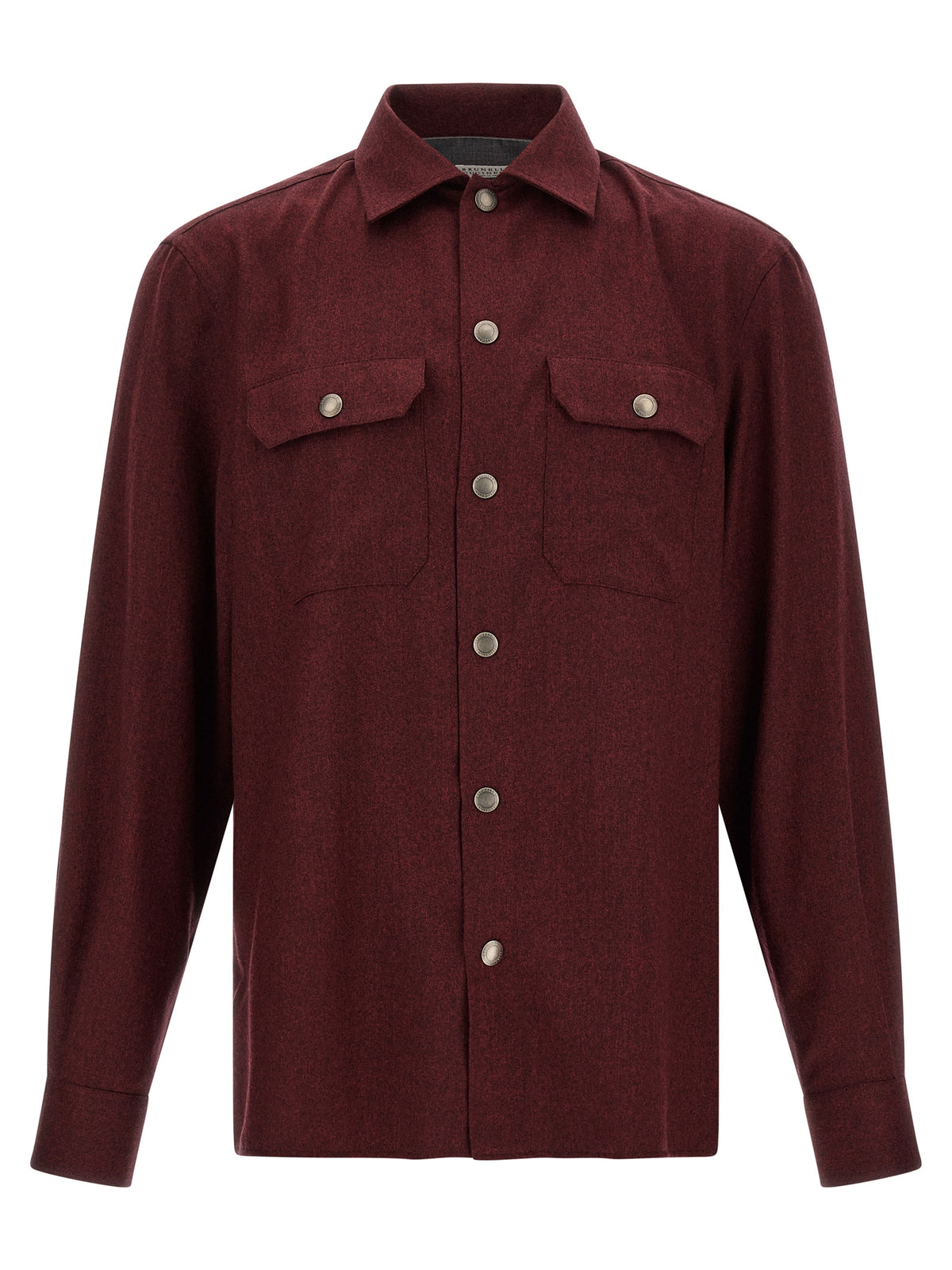 Bordeaux Virgin Wool Blouse
