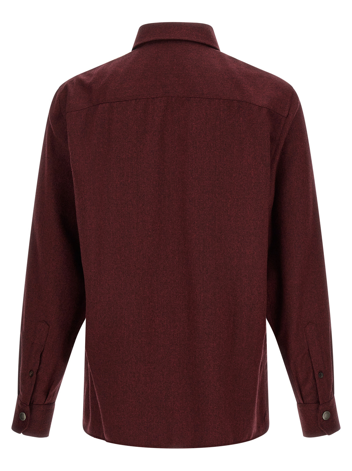 Bordeaux Virgin Wool Blouse