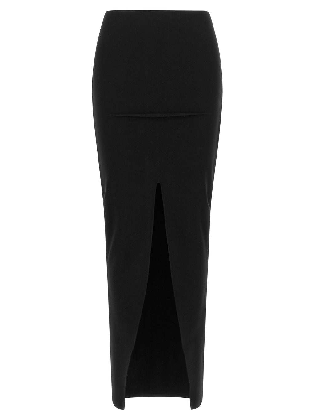 Black Viscose Mini Skirt