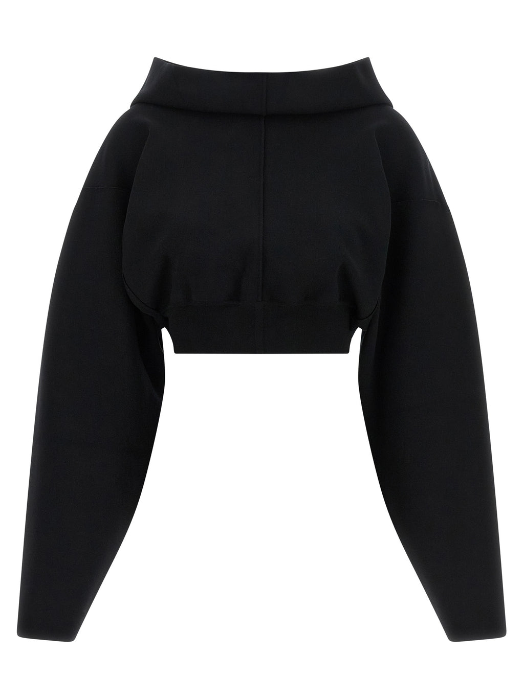 Black Viscose Sweatshirt