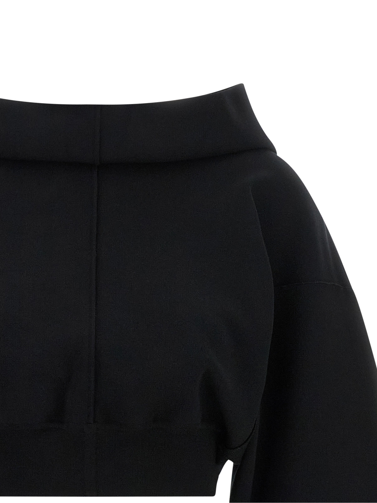 Black Viscose Sweatshirt