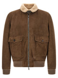 Brown Wool Bomber
