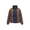 Multicolor Polyamide Full-Length Jacket