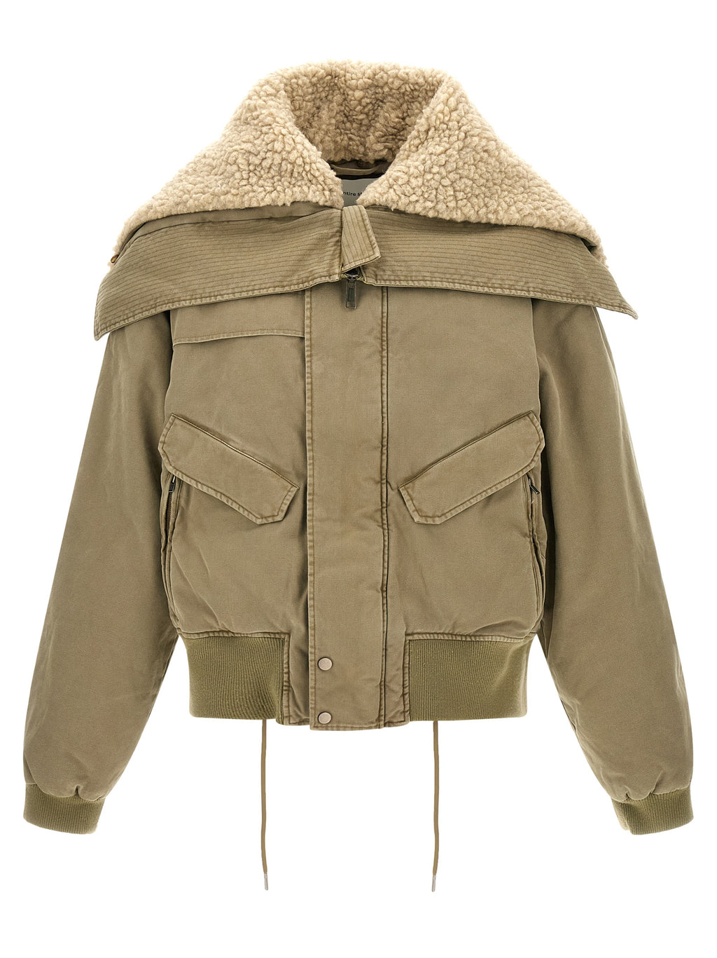 Bicolor Cotton Bomber