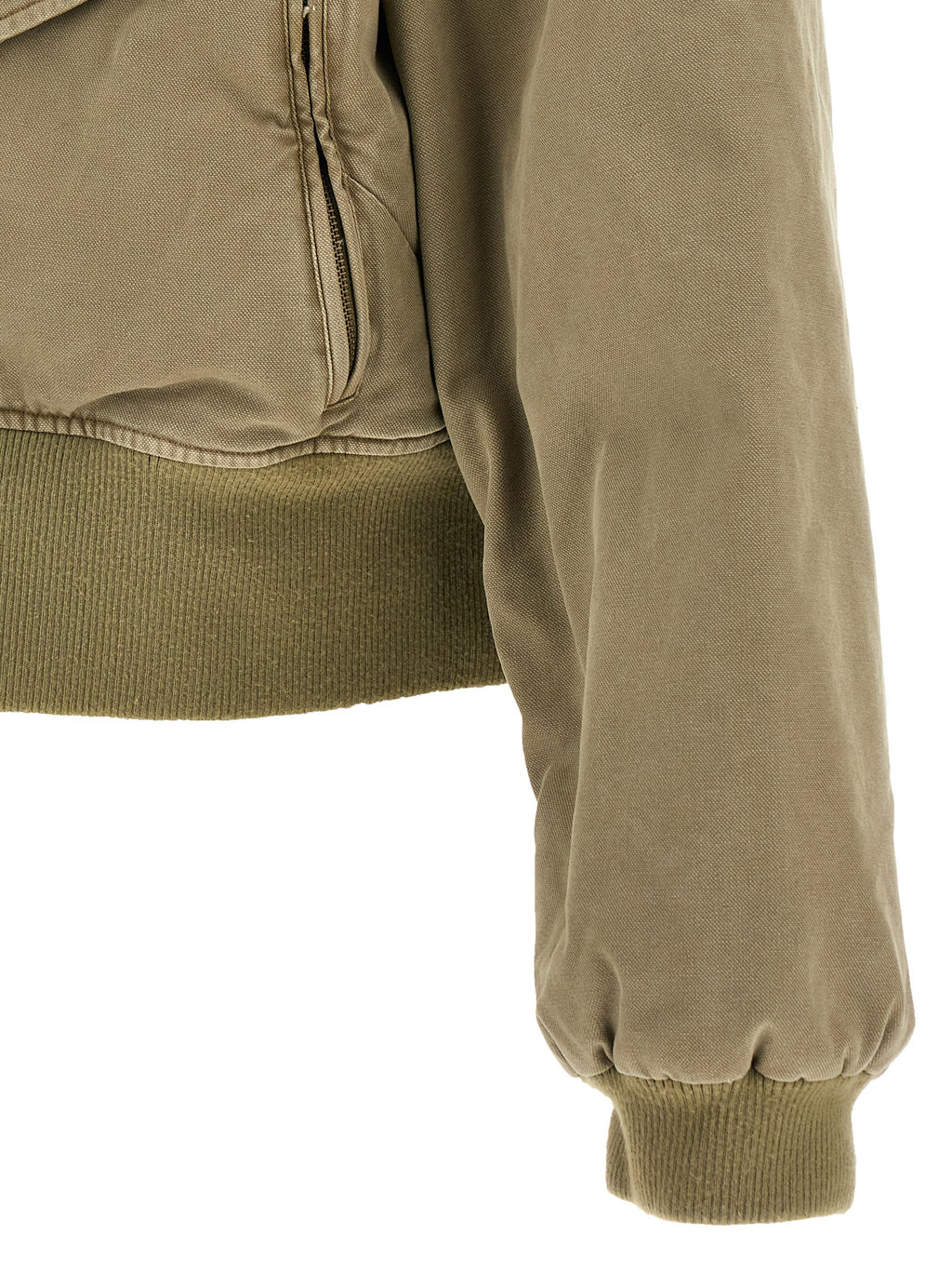 Bicolor Cotton Bomber