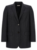 Gray Wool Blazer