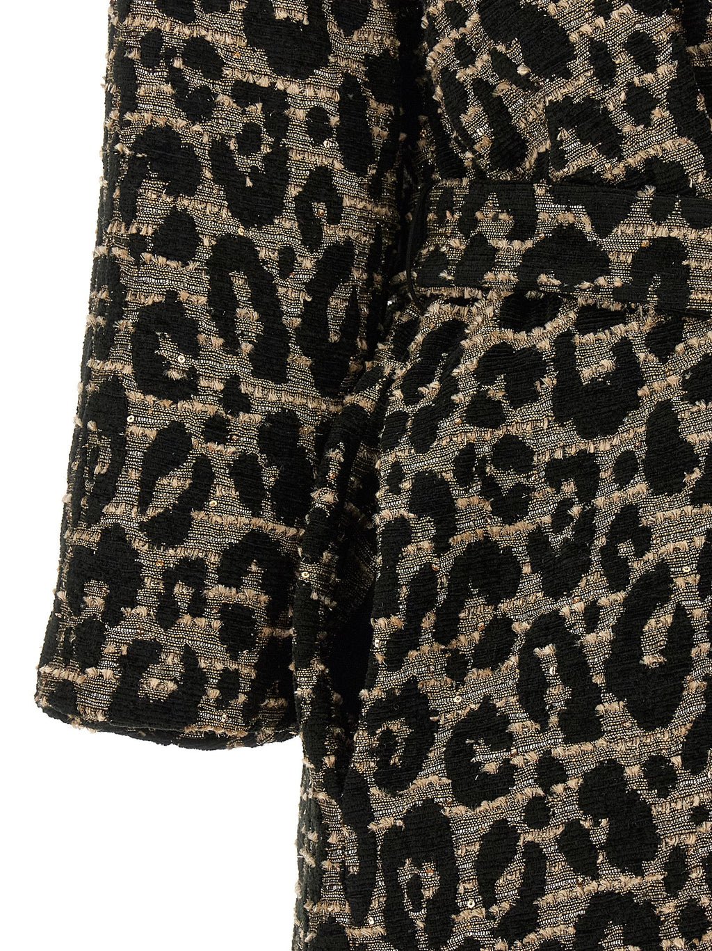 Black Acetate Coat