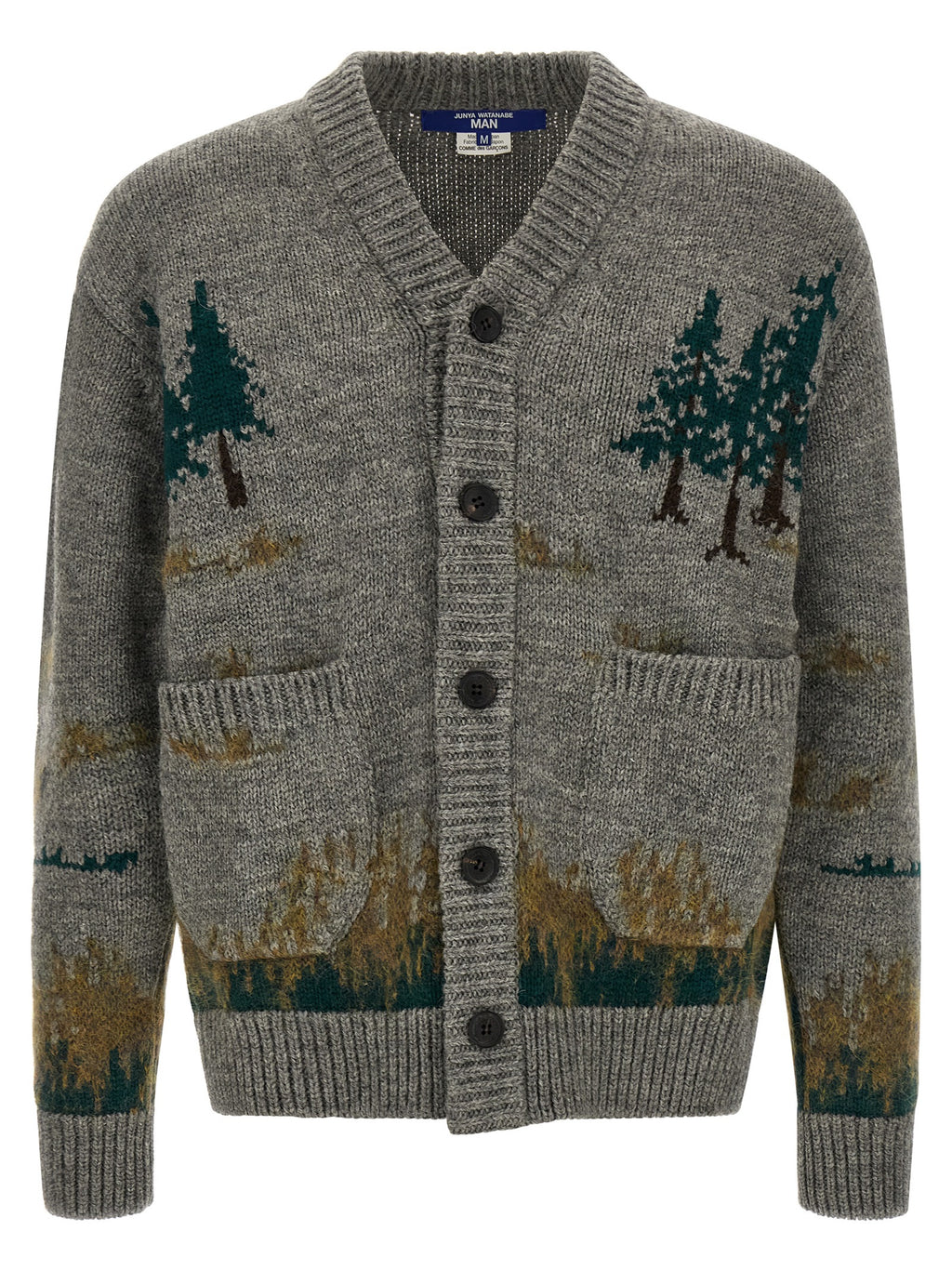 Gray Wool Cardigan